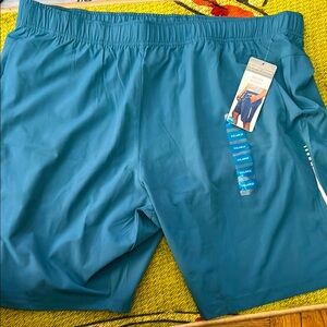 NWT berkley Jensen Teal Athletic Shorts size: XXL